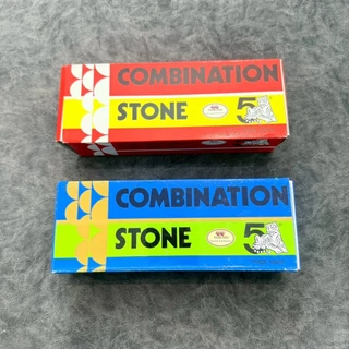 หินลับมีด ตรา 5 เสือ ขนาด 8x2x1, 8x3x1, 8x3x2นิ้ว, สีแดง, สีฟ้าทอง, สีฟ้าขาว, สีดำ ที่ลับมีด หินฝนมีด