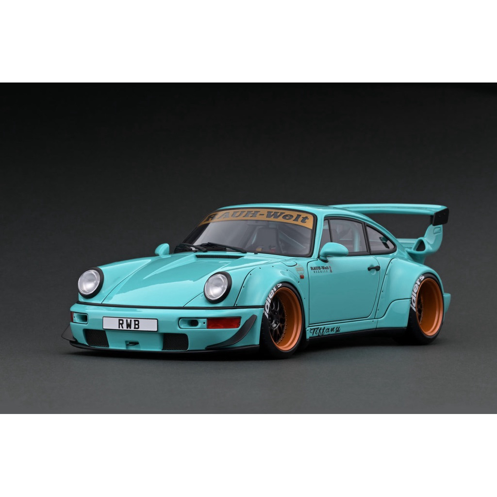 ของแท้💯 ignition IG2458 RWB 964 Light Blue 1:18