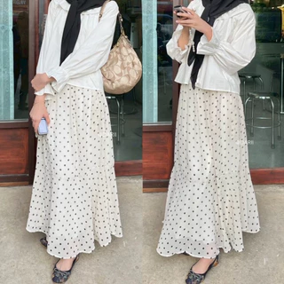 chiffon skirt — กระโปรงยาว ทรงหางปลา 🫧