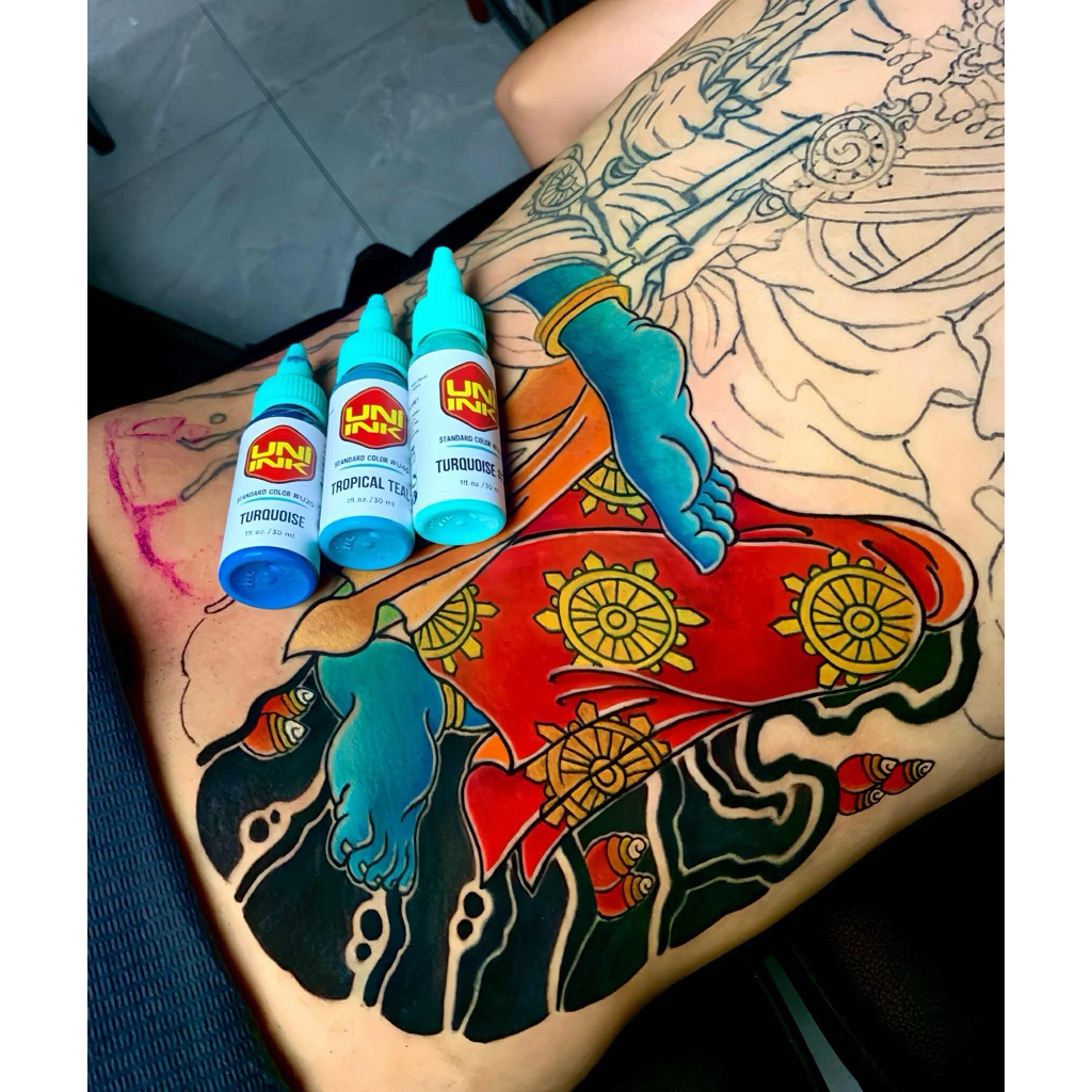 Uni inkขนาด1ออน สีแท้100%