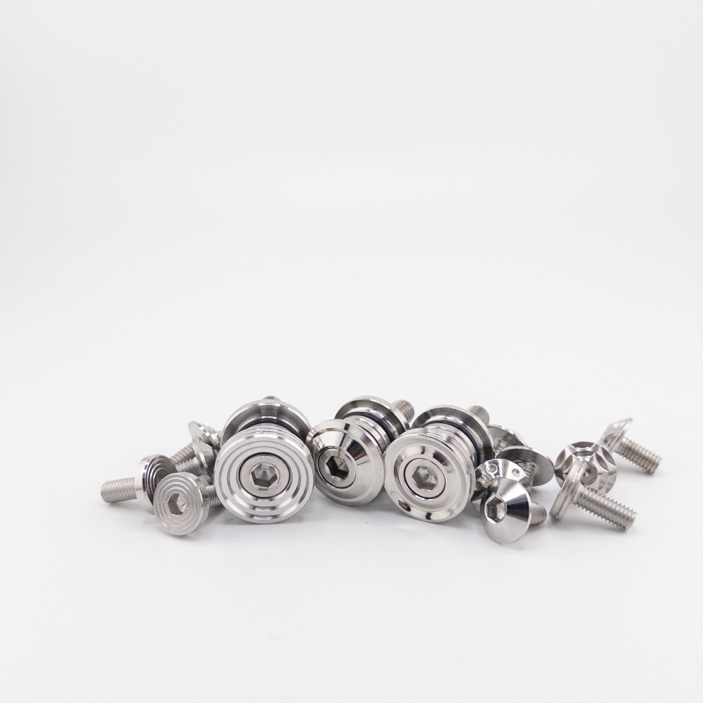 บูทท่อ +น็อตกันร้อน3ตัว ใส่w125R/S W125iบังลม ปลาวาฬ (w110iก่อนปี21-น็อตกันร้อน2ตัว) ราคาต่อ1ชุด รูปที่ 2