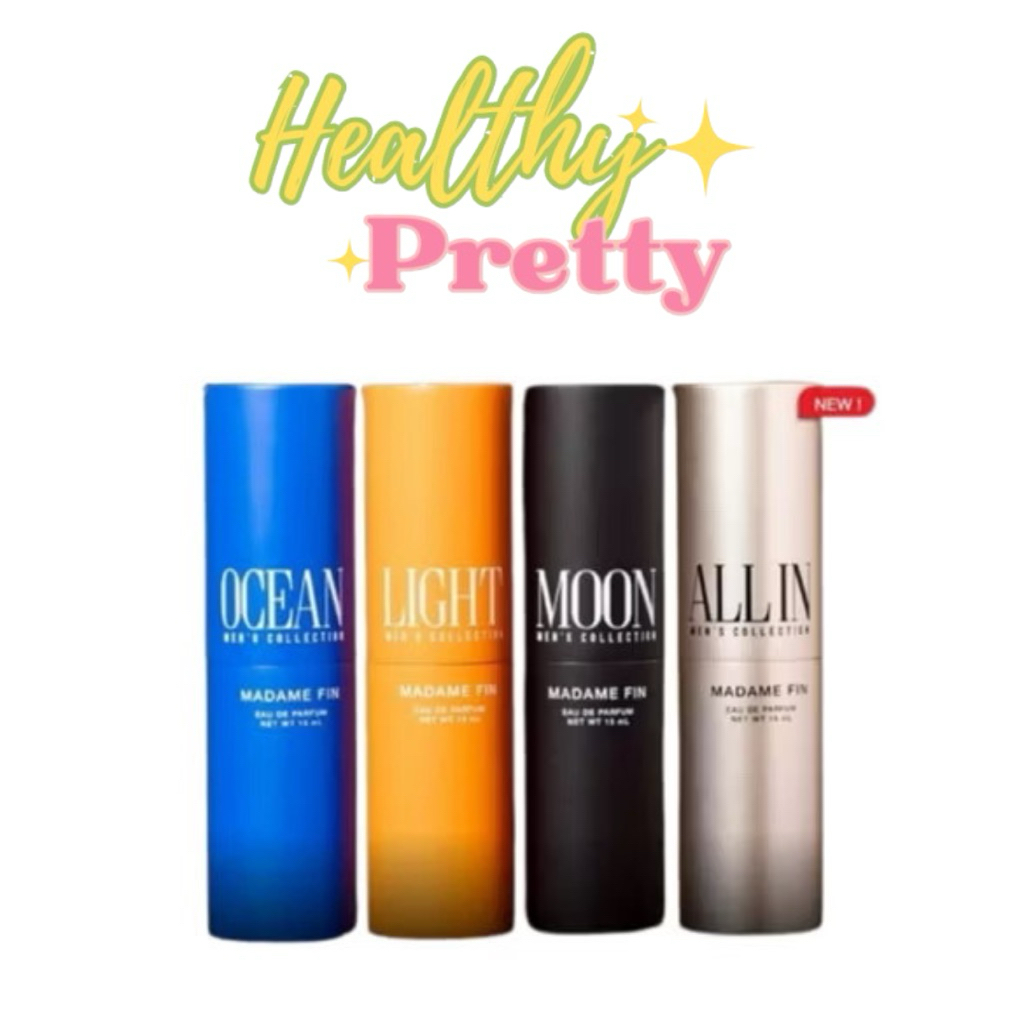 [พร้อมส่ง]MADAME FIN น้ำหอมผู้ชาย Men’s collection (ขนาดพกพา15มล.)