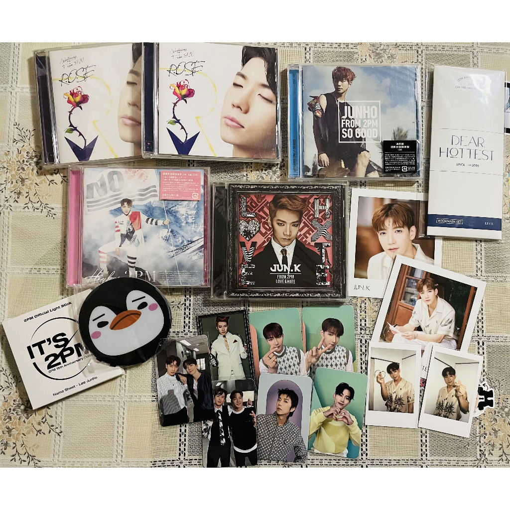 (พร้อมส่ง) 2PM Album โพรารอยด์ การ์ด Name Sheet จุนโฮ อูยอง แทคยอน นิชคุณ JUN.K ชานซอง JUNHO Wooyoun