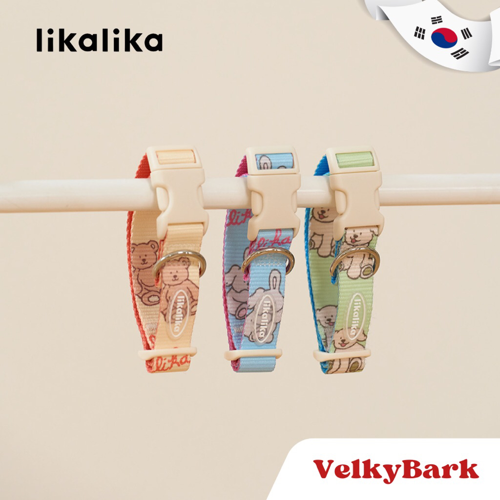 [พร้อมส่ง] Likalika 🇰🇷 ปลอกคอสัตว์เลี้ยง Cuddly toy collar เกาหลี