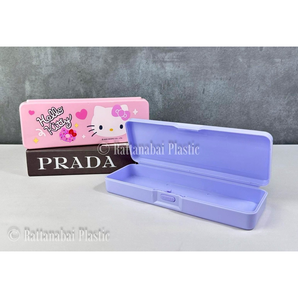 Moshi Moshi กล่องดินสอ กล่องใส่เครื่องเขียน ลาย Hello Kitty ลิขสิทธิ์ ของแท้