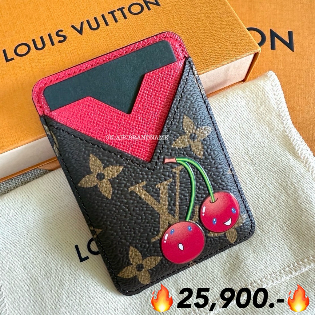 New LV x TM magnet card holder ใส่บัตร แม่เหล็ก ติดโทรศัพท์ น่ารักมากๆ