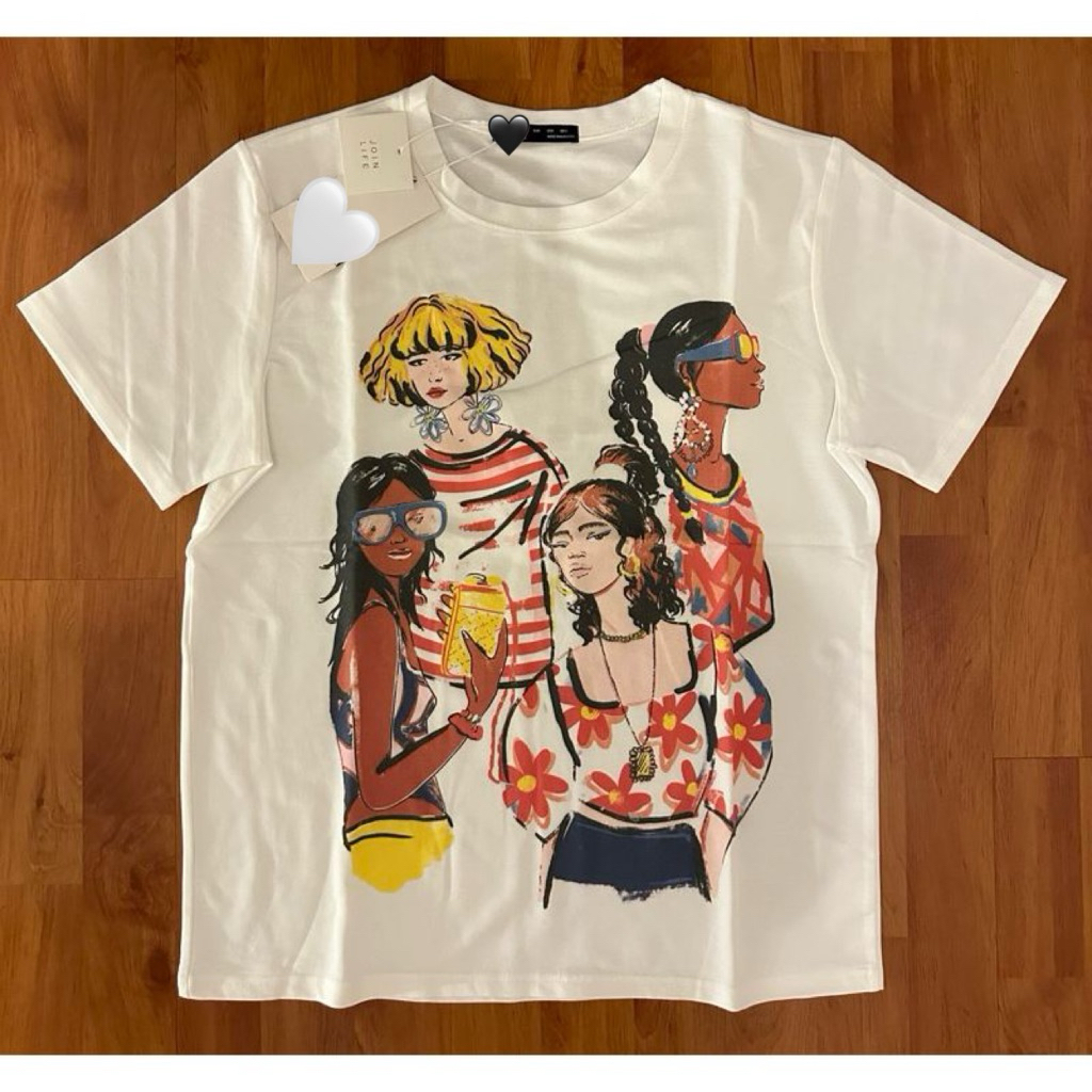 เสื้อยืด สกรีนฝังลาย งาน Yosita