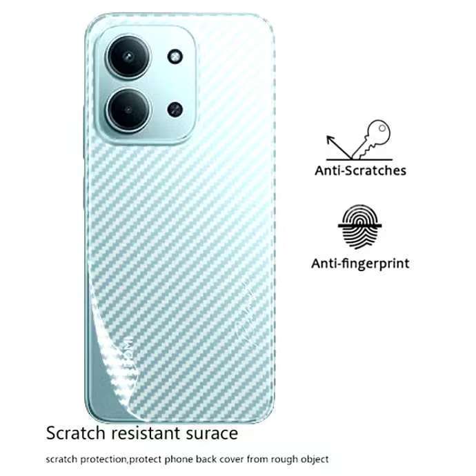 Xiaomi POCO C85/Redmi 15/Redmi 15C(พร้อมส่งในไทย)ฟิล์มหลังลายเคฟล่าXiaomi Redmi 15Cตรงรุ่น