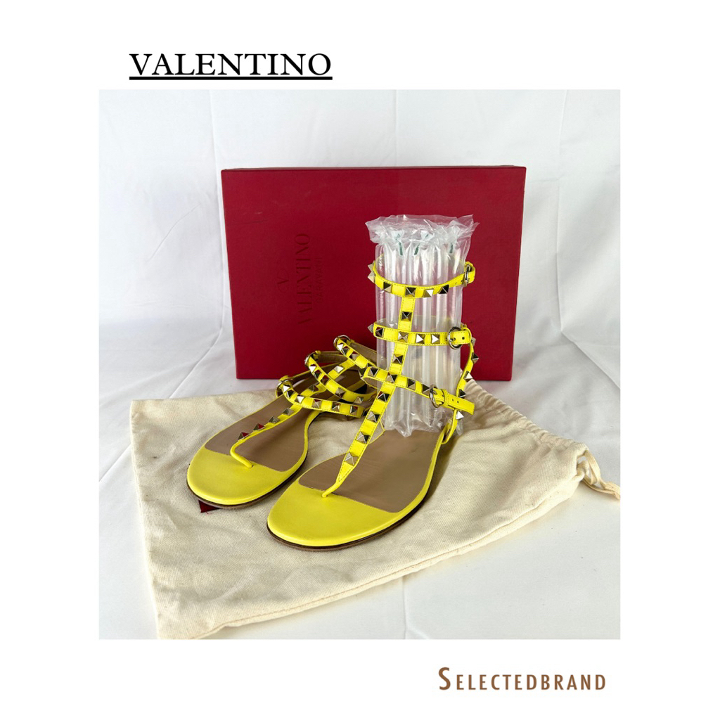 Rockstud Gladiator Flat Sandals