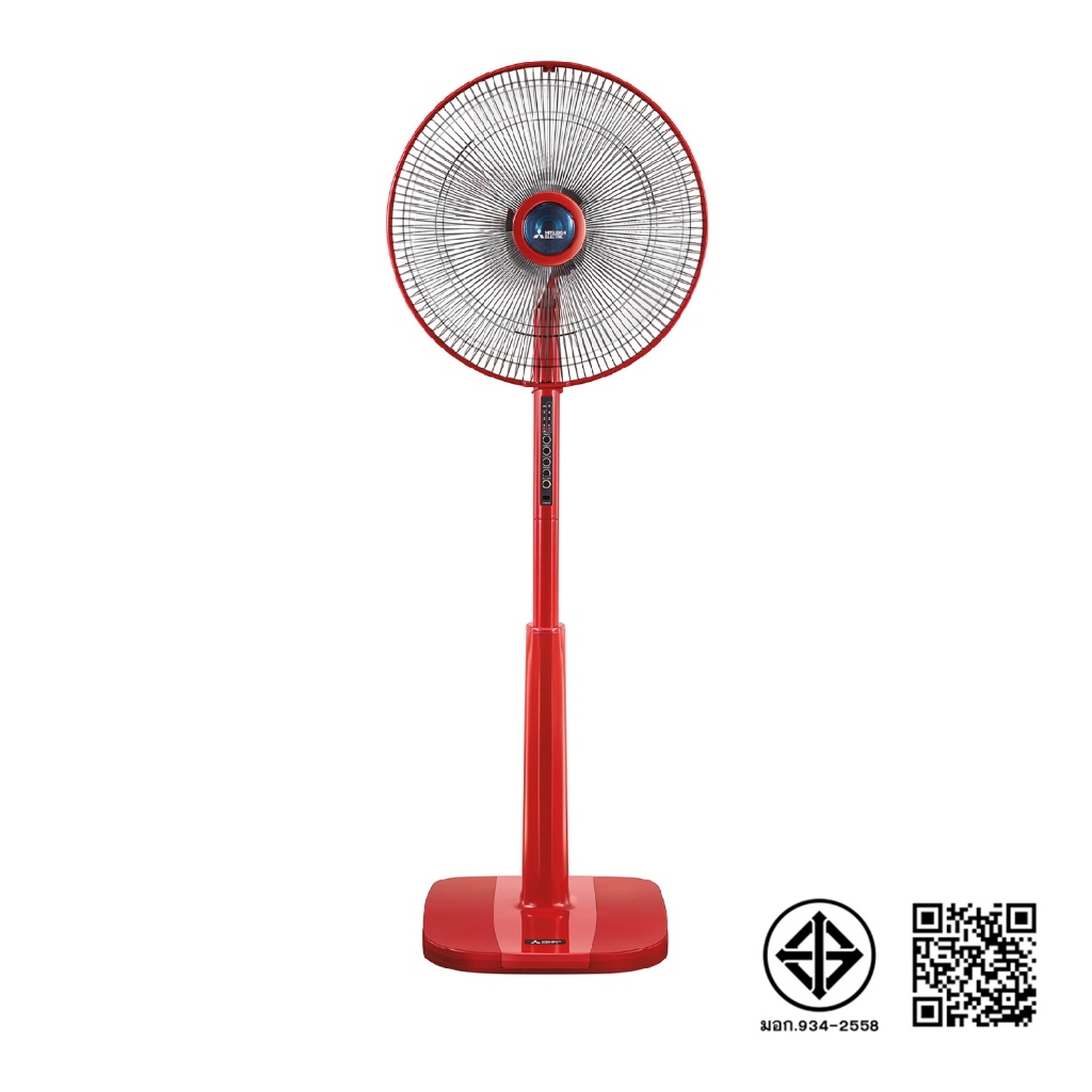 พัดลมตั้งพื้น MITSUBISHI มิตซูบิชิ LV16S-RA มีรีโมท,ตั้งเวลาเปิด-ปิดได้ ใบพัด 16 นิ้ว