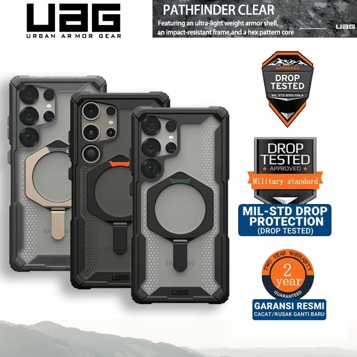 【ของแท้+ส่งทันที】เคสสำหรับ UAG Galaxy S23 / S24 / S25/ Plus / Ultra รุ่น Plasma XTE Pro Magnetic Series Case