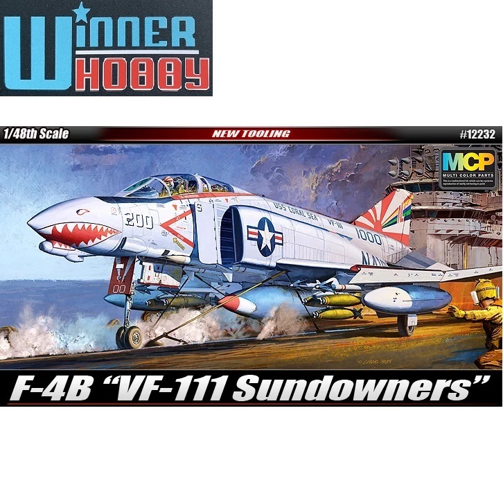 Academy 12232 USN F-4B VF-111 Sundowners scale 1/48