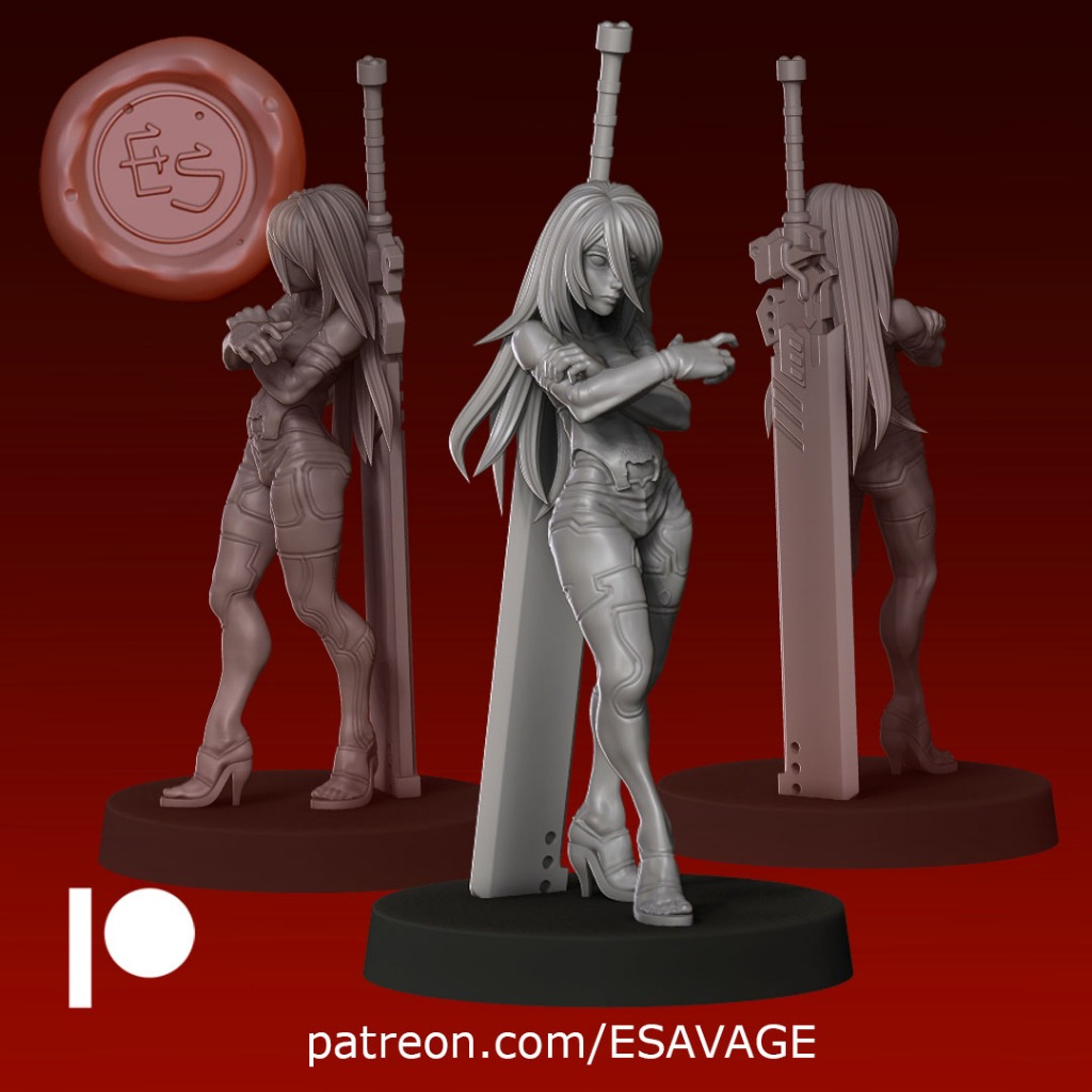 A2 Nier - 32mm Miniature (Esavage)