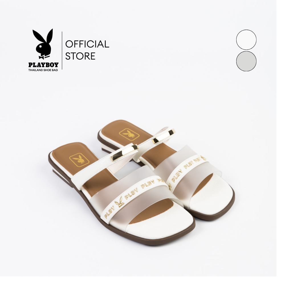 Playboy รุ่น Sheeny Platform Sandals รองเท้าแตะแพลตฟอร์ม รุ่น ST-H253C1220 ดีไซน์คาดซิลิโคนใส มี2 สี