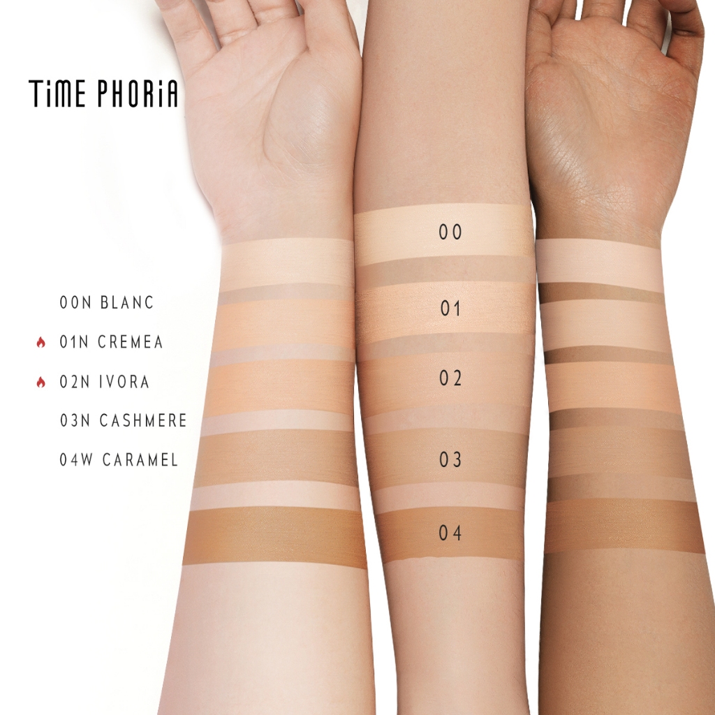 TIME PHORIA - Timeless Lumina Matte Perfection Cushion (11g.) ไทม์ฟอเรีย คุชชั่น รูปที่ 3
