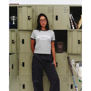 maison KEEPS | The Ringer College Logo Tee | เสื้อยืด สกรีนโลโก้ College
