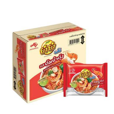 (ยกกล่อง 30 ซอง) ยำยำ จัมโบ้ บะหมี่กึ่งสำเร็จรูป รสต้มยำกุ้ง 63 ก.