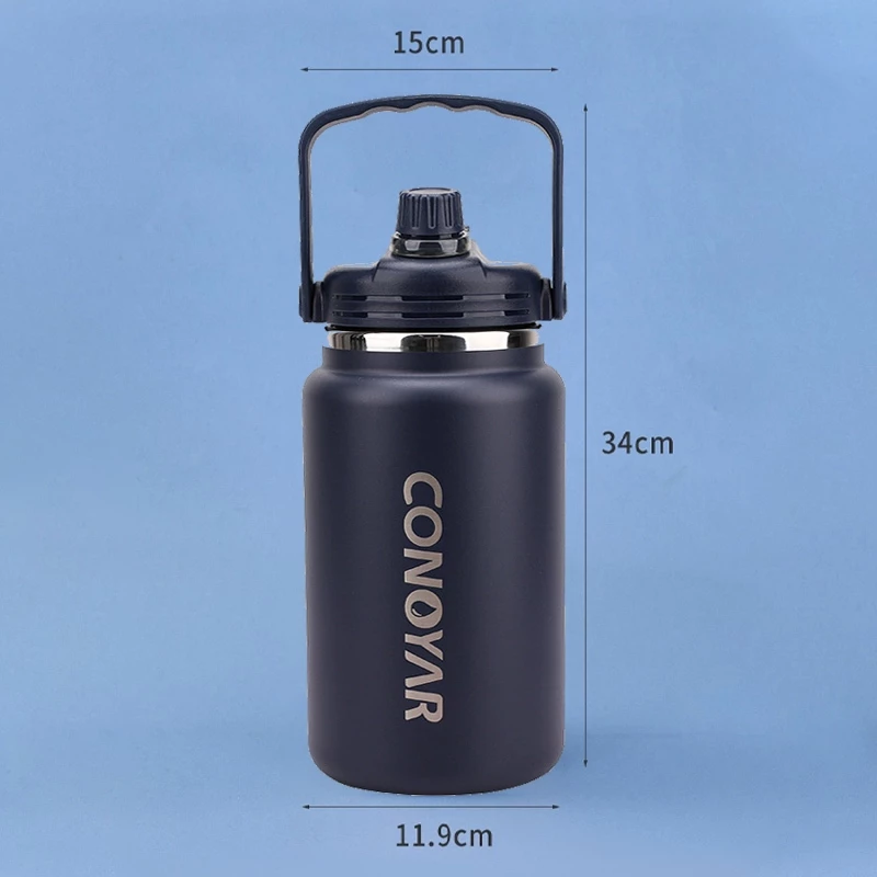 แก้วเก็บความเย็น กระติกน้ำยักต์ 4000ml กระติกน้ำเก็บอุณหภูมิ สแตนเลส304 เก็บความเย็นนาน T01254 thumbnail 10