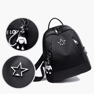 korea กระเป๋าเป้สะพายหลัง กระเป๋าสะพายหลังผู้หญิง backpack women G29(black)