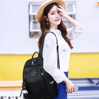 korea กระเป๋าเป้สะพายหลัง กระเป๋าสะพายหลังผู้หญิง backpack women G29(black)