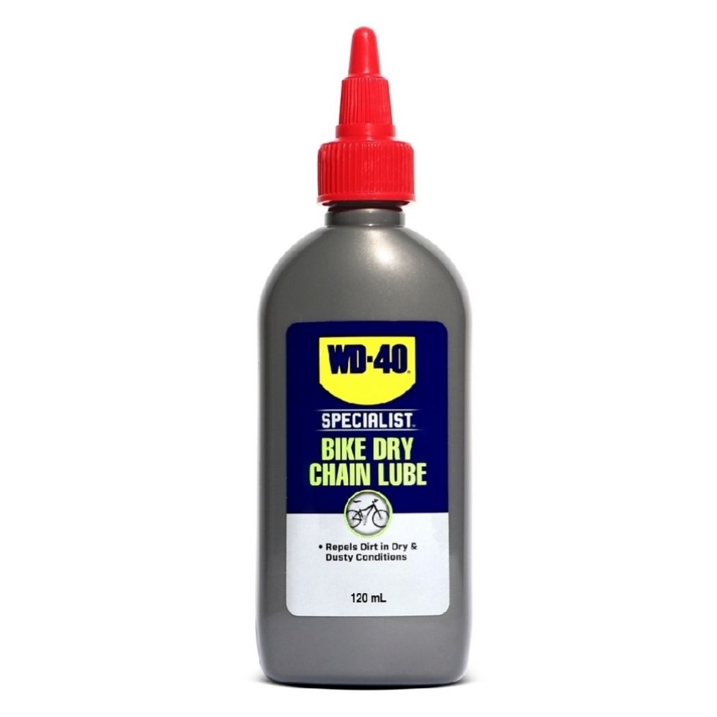 WD-40 BIKE น้ำมันหล่อลื่นโซ่ ชนิดแห้ง (Dry Chain Lubricant) ขนาด 120 มิลลิลิตร BIKE DRY CHAIN LUBE