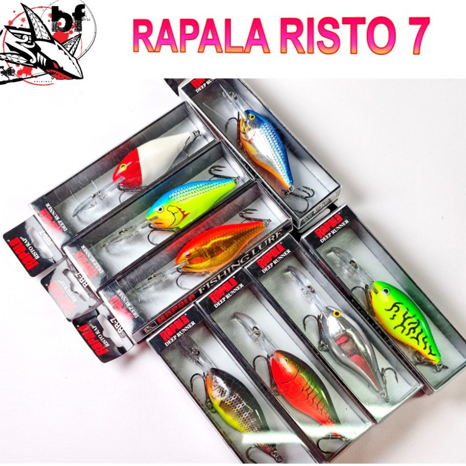 เหยื่อปลอม RAPALA RISTO RAP RR07 เหยื่อปลั๊ก ราพาล่า ริสโต้ 7ซม.
