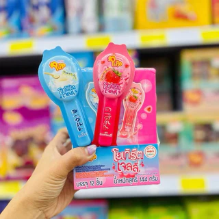 พิพ Pipp โยเกิร์ตและสตรอเบอร์รี่ เจลลี่ สติ๊ก((กล่อง12ชิ้น))