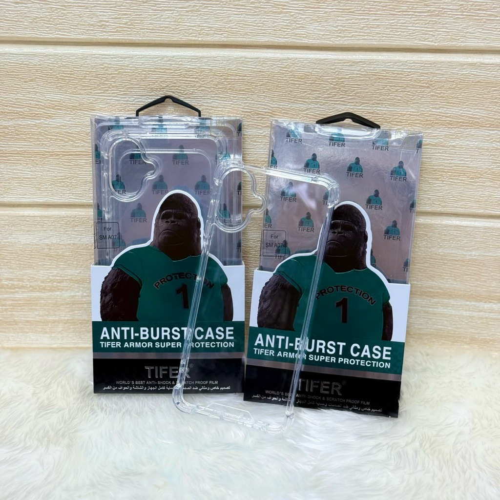 Case Kingkong For Samsung S25FE/A17/A07/A06/A16/A55/S25Ultra/S22Ultra/S24ultra/S23ultra/A56/A36/A26/S21 เคสใสกันกระแทก