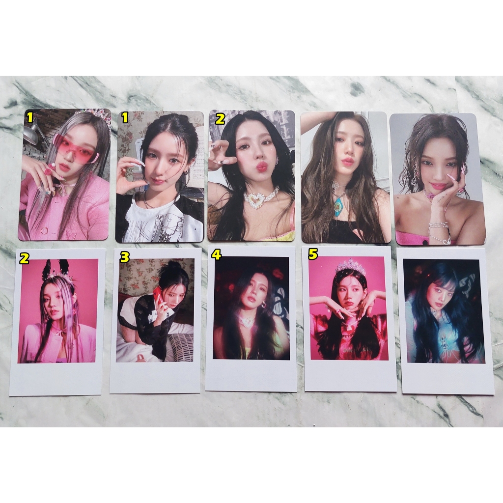 การ์ด ของแท้ จาก CD อัลบั้ม (G)I-DLE - I FEEL Album พร้อมส่ง Kpop Card Queencard