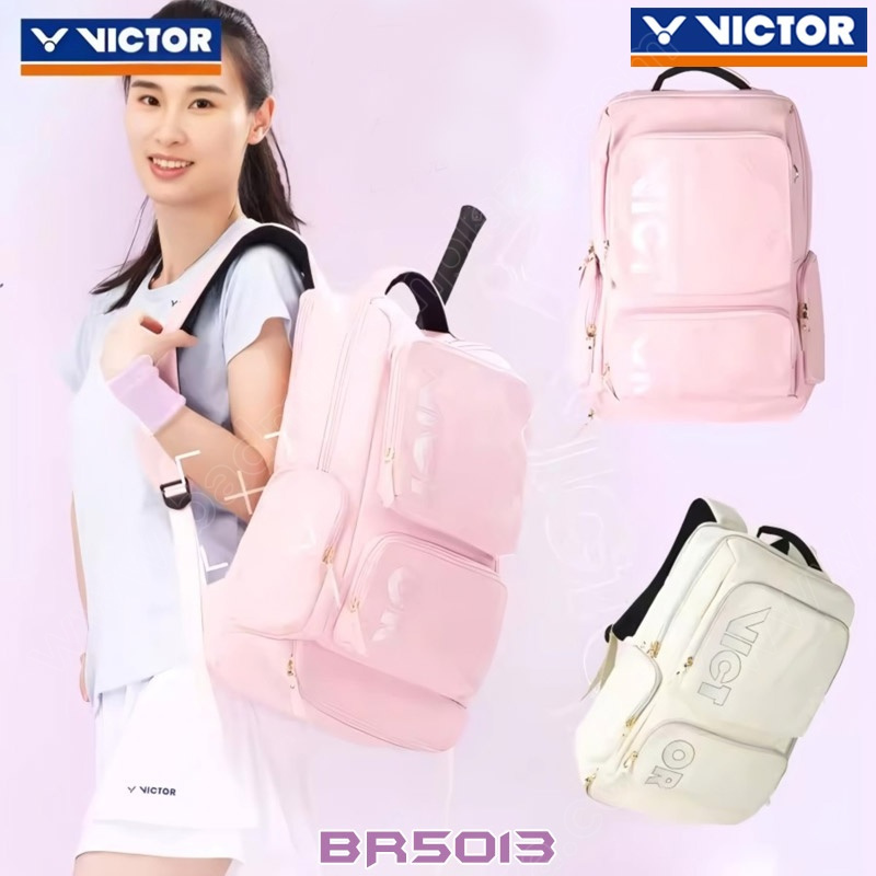 ใหม่!  ของแท้ 💯% 】เป้สะพายหลังวิคเตอร์ BR5013 สีชมพู (BR5013)