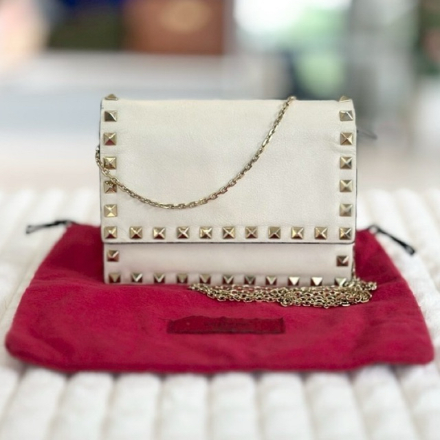 Valentino rockstud flap crossbody bag
