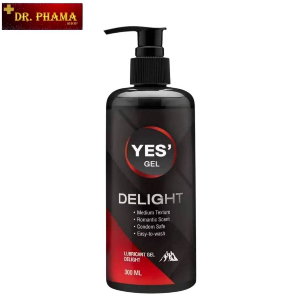 วาย อี เอส เยส เจลหล่อลื่น กลิ่น Delight 300มล. Yes Gel Delight Lubricant Gel 300 ml