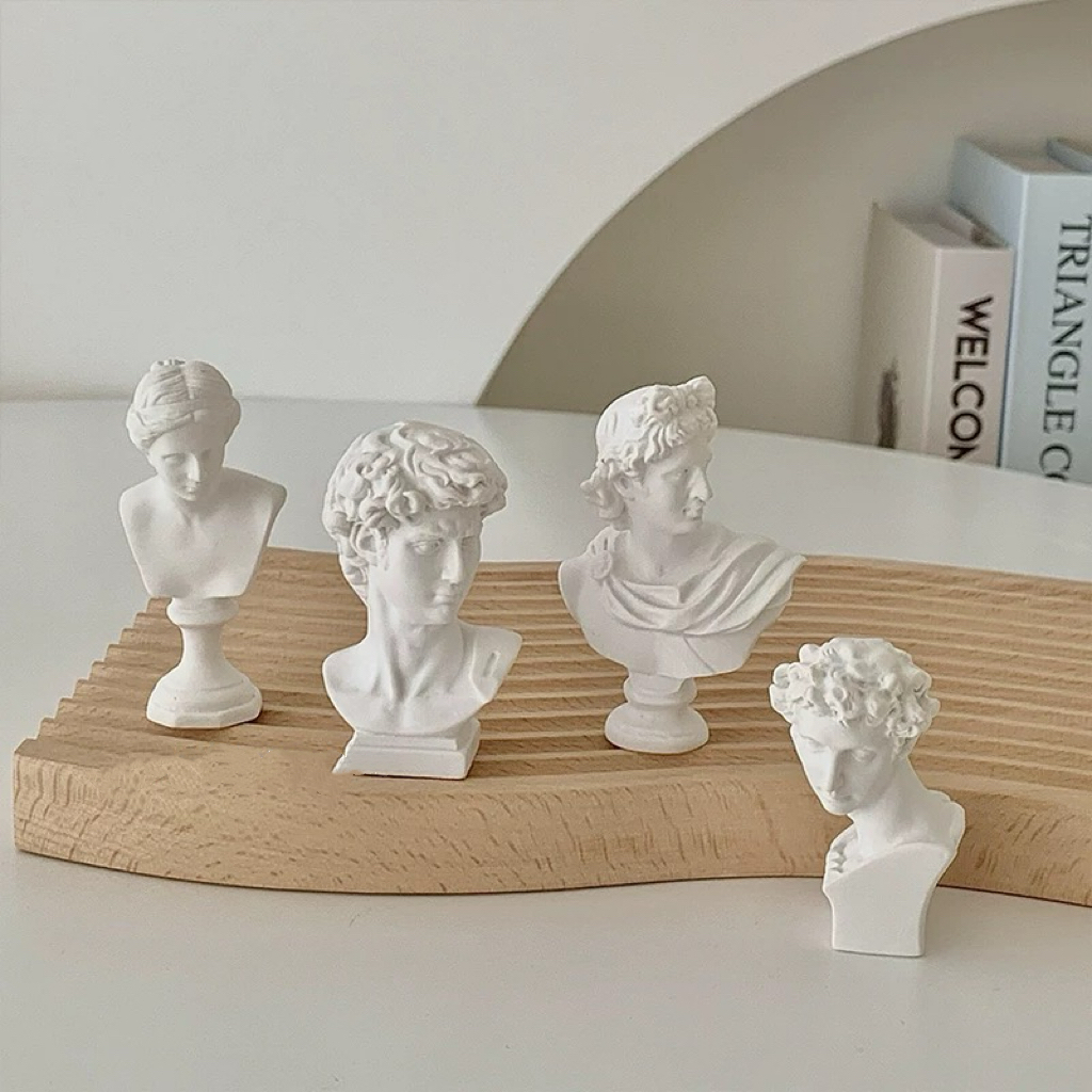 OurHome [พร้อมส่ง] รูปปั้นกรีกนอร์ดิก Nordic Greek statue อุปกรณ์ประกอบฉากการถ่ายภาพ ของตกแต่งบ้าน ตกแต่งร้านกาแฟ