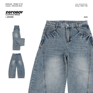 ZEROBOY – CURVED WIDE / JEANS