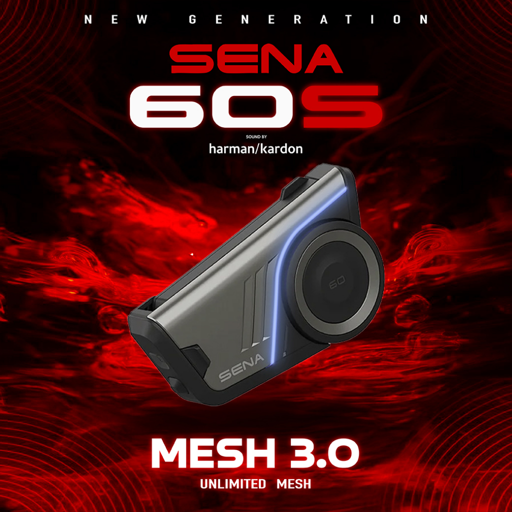 SENA 60S SOUND BY HARMAN KARDON หูฟังบลูทูธติดหมวกกันน็อค ประกัน 3 ปี