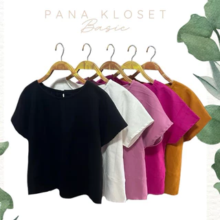 เสื้อผ้าฝ้ายแขนสั้น กระดุมหน้า(พร้อมส่ง)