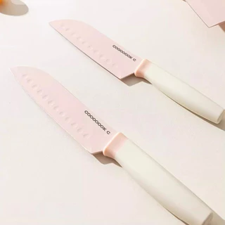 มีดทำครัว สีพาสเทลน่ารัก มี 3 ขนาดให้เลือก ใบมีดสแตนเลสเคลือบเซรามิค