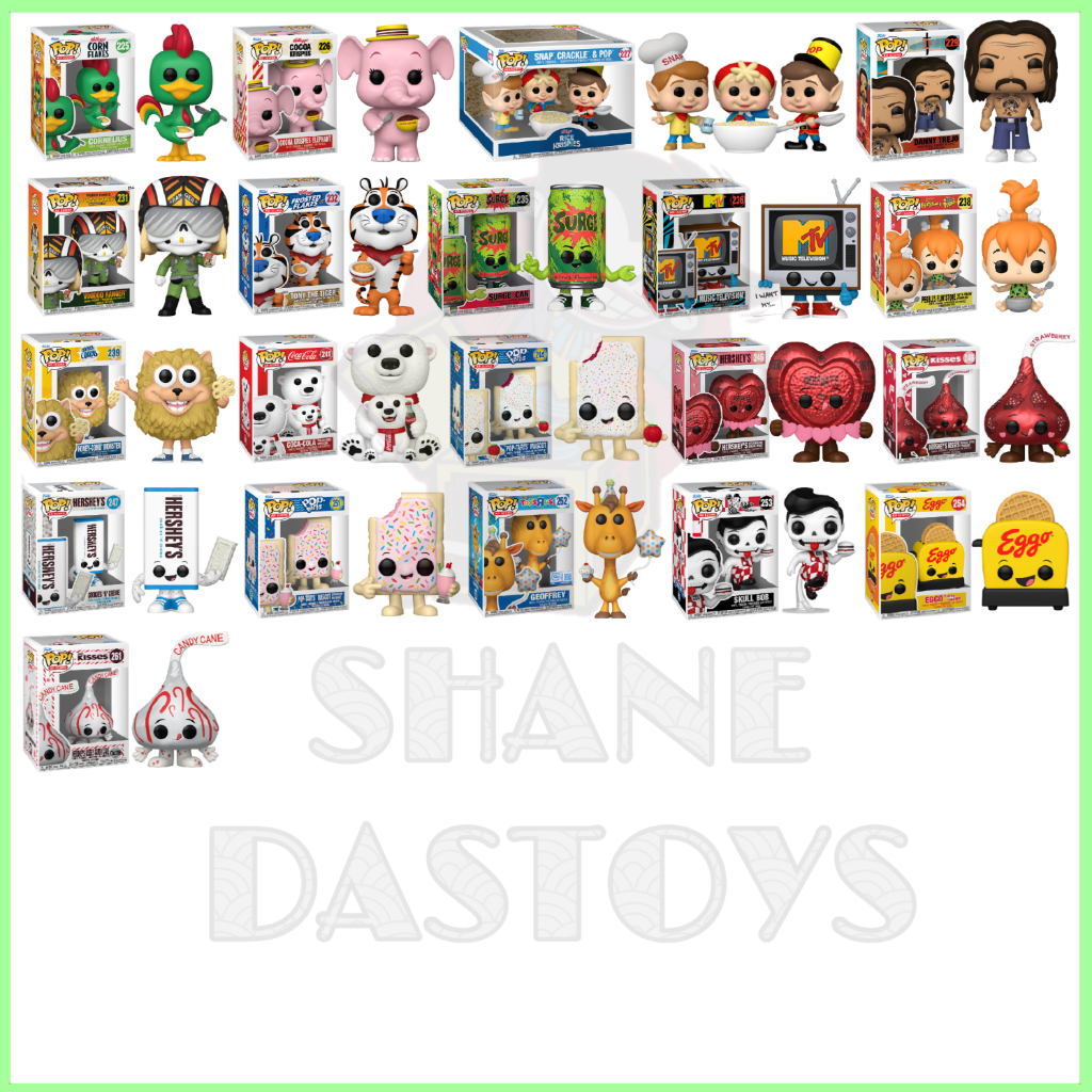 {PRE-ORDER} Funko Pop! AD ICONS : Surge Can, MTV, Honey Comb Monster, Fruity pebbles, Kelloggs Cocoa