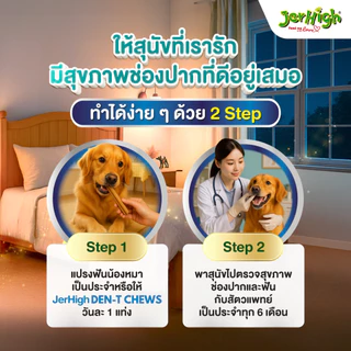 [แพ็ค 12] เจอร์ไฮ เดน-ที ชิวส์ สติ๊ก 60 กรัม (เลือกรสชาติด้านใน)