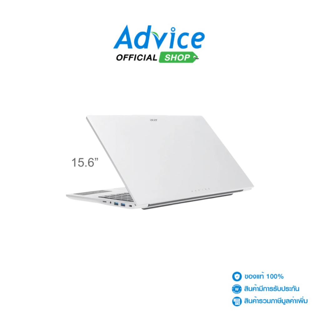 Acer Notebook (โน๊ตบุ๊ค) Aspire Lite 15 AL15-52P-586H (Light Silver) - A0172421
