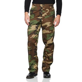 กางเกงเวสมอแลนด์ลายพราง Woodland Rip-Stop (ผ้าตาราง,ผ้าบาง)
