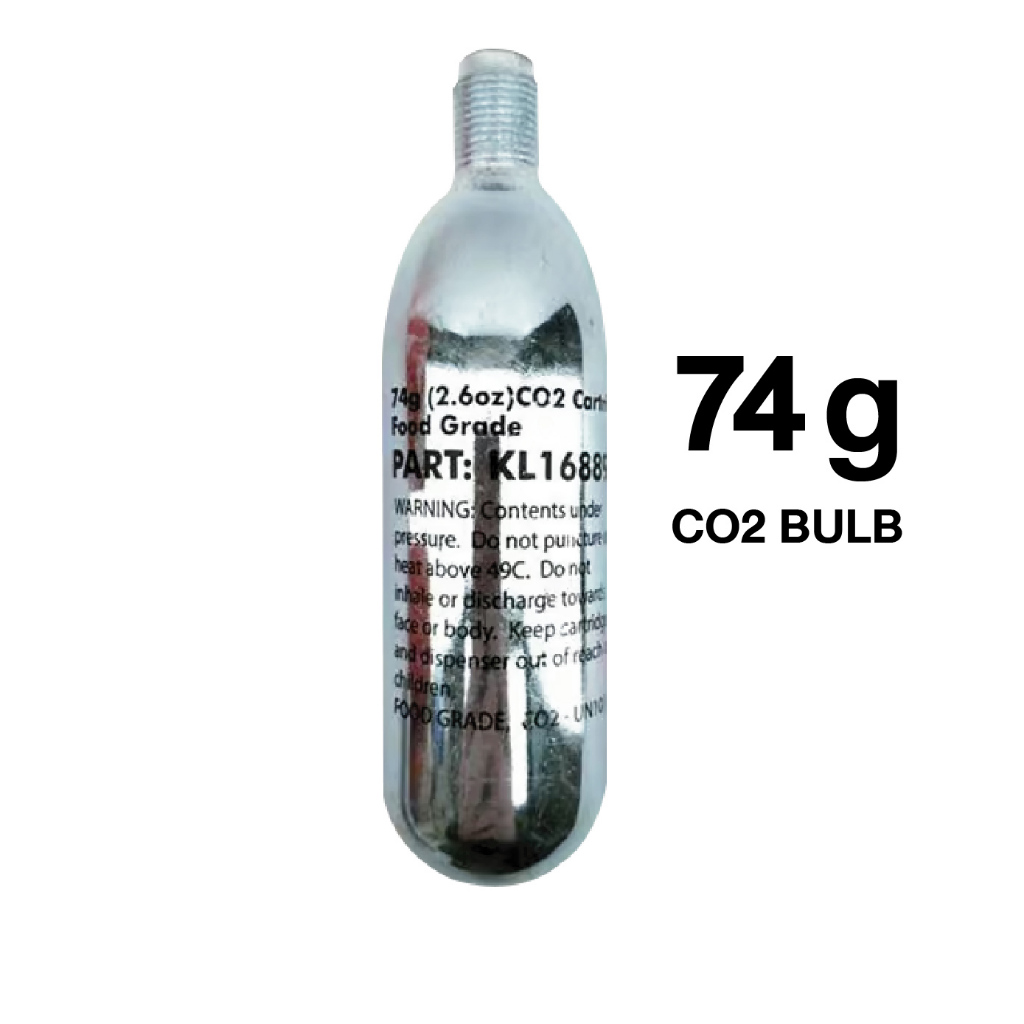 KegLand 74g CO2 Cartridge Beverage Grade 5/8-18UNF Thread