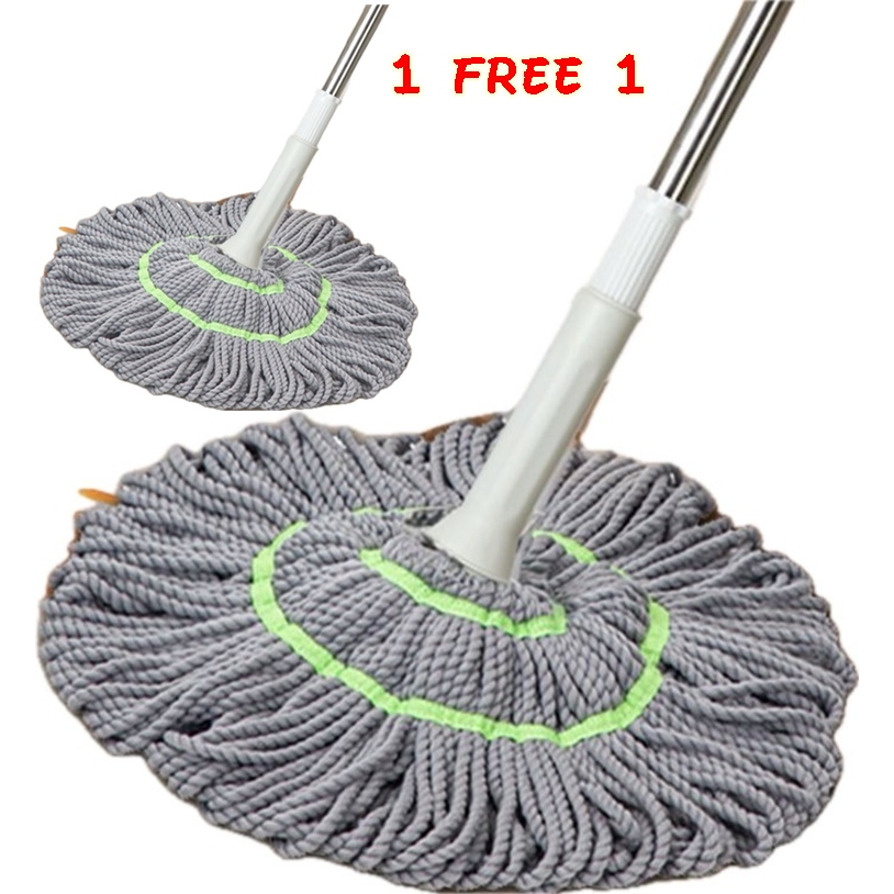 1 แถม 1  ไม้ถูพื้นแบบบิด  Magic Mop ผ้าไมโครไฟเบอร์ 150 g