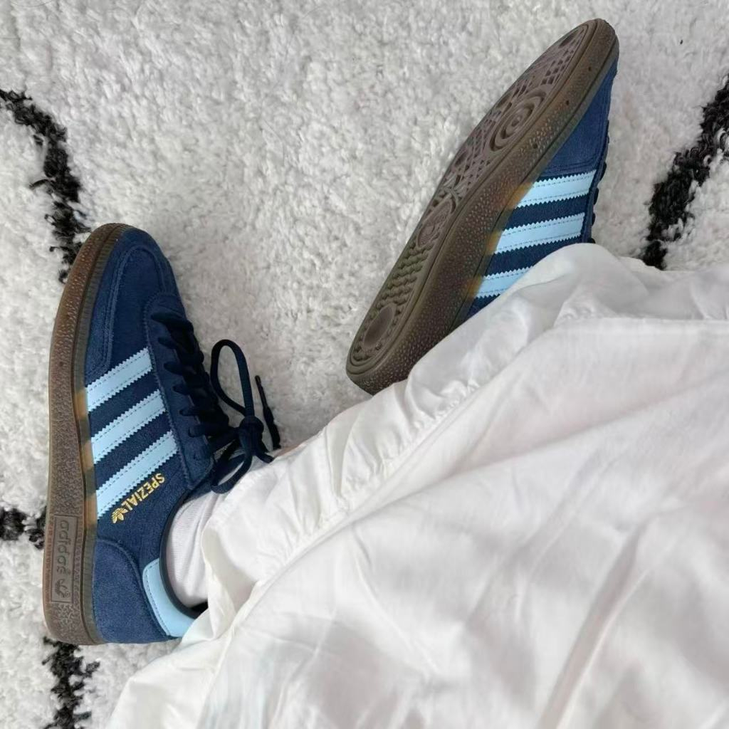 （ของแท้ 100 %）adidas originals samba OG gazelle BD7633 สีน้ำเงิน