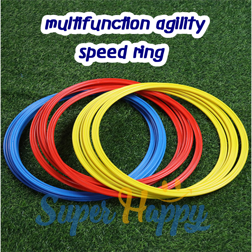 Agility Speed Ring ห่วงฝึกความเร็ว 30/40cm อุปกรณ์ฝึกซ้อมฟุตบอล ฟิตเนส ฝึกความคล่องตัว การทรงตัว