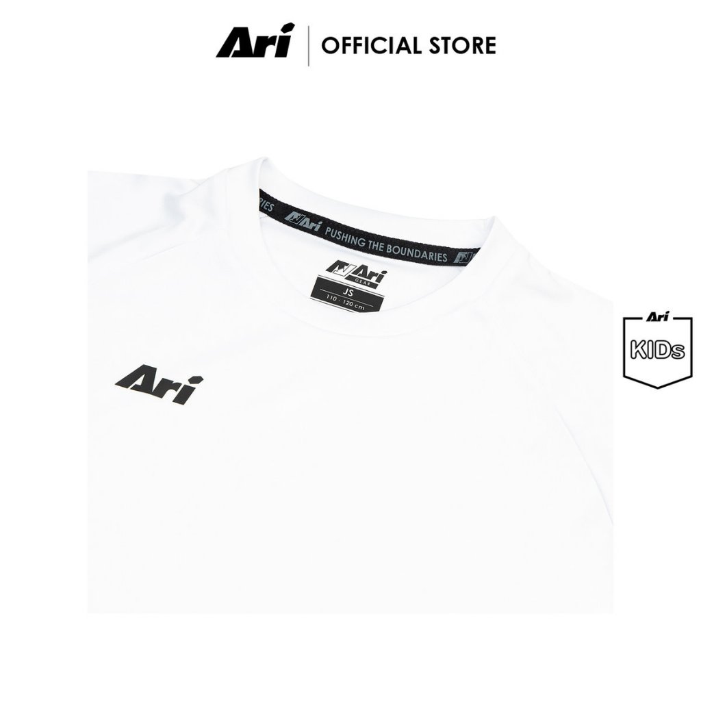 ARI KIDS ESSENTIAL TEAM JERSEY - WHITE (AAP3096-02) เสื้อฟุตบอล เด็ก อาริ ESSENTIAL สีขาว - รูปที่ 2