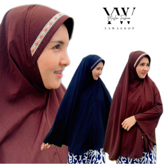 ผ้าคลุมกุลยะห์ รุ่นริบบิ้นลายดอกขาดหัว (มีคาง ขนาดหน้า 11.5-…