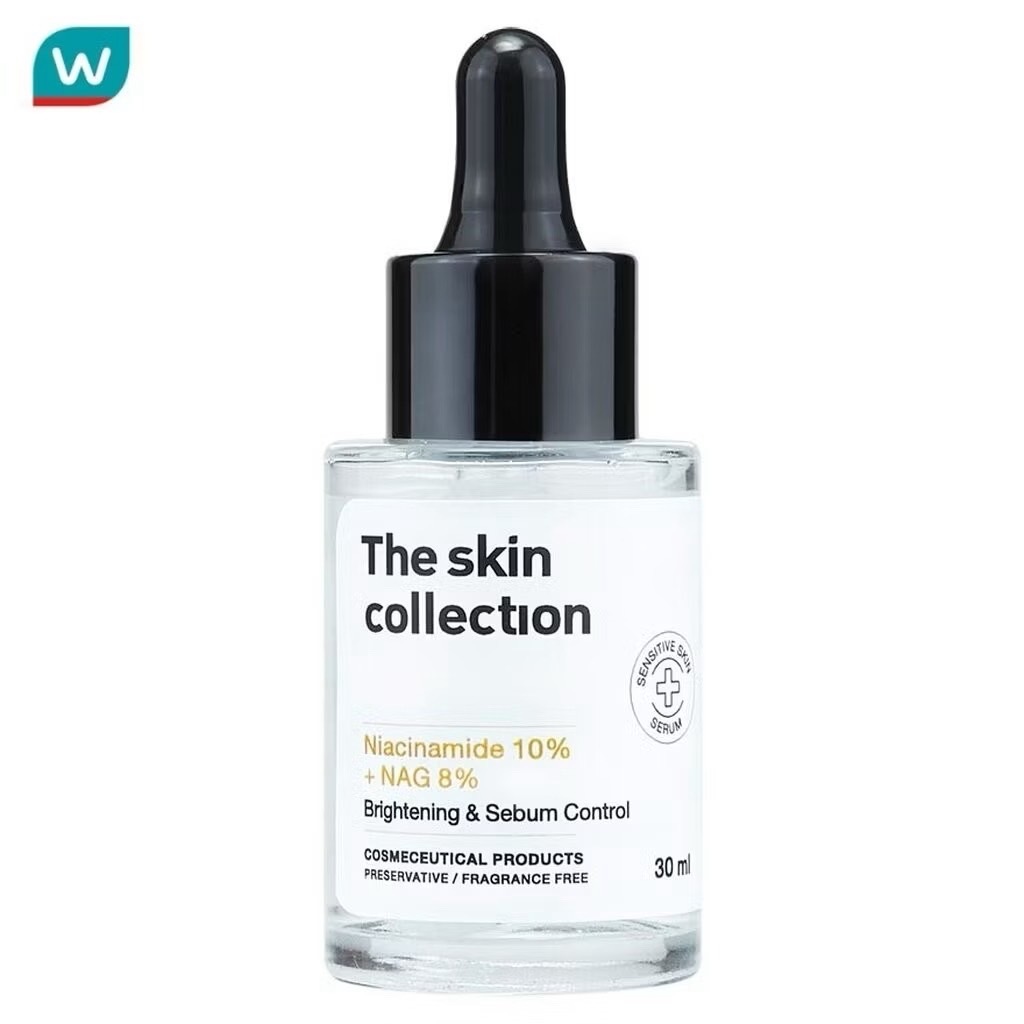 เซรั่มฟื้นฟูผิว จากรอยดำ รอยแดง The Skin Collection Serum Niacinamide10% + NAG8% 30ml