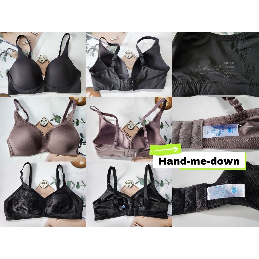 ส่งต่องานไทย👉ไซซ์ 34D/D75👉ไม่มีโครง ไม่มีฟองเสริม งาน 80%