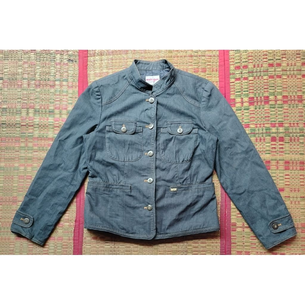 เสื้อแจ็คเก็ตยีนส์ marie claire sport